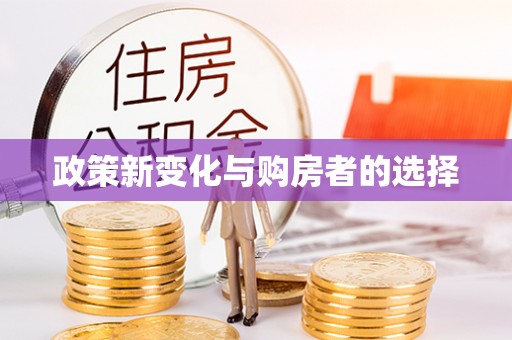 中站政策新变化与购房者的选择