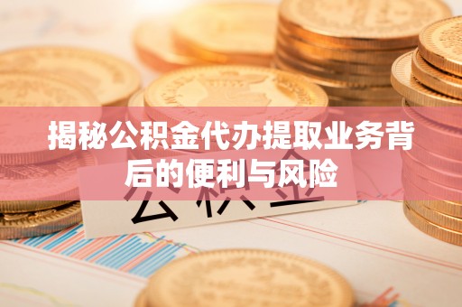 中站揭秘公积金代办提取业务背后的便利与风险