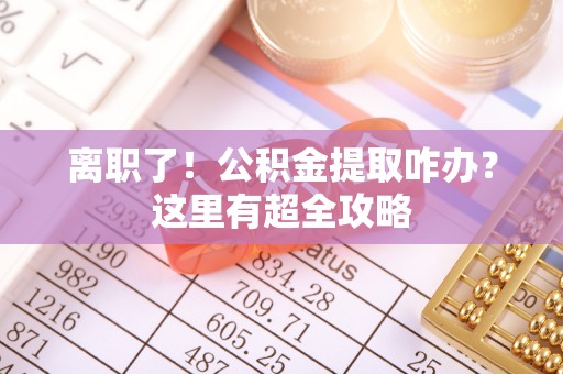 中站离职了！公积金提取咋办？这里有超全攻略